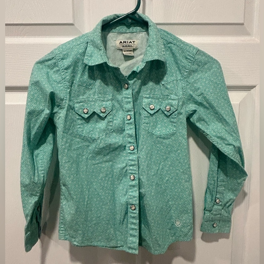 Ariat Boys Long‎ Sleeve Shirt Size 10